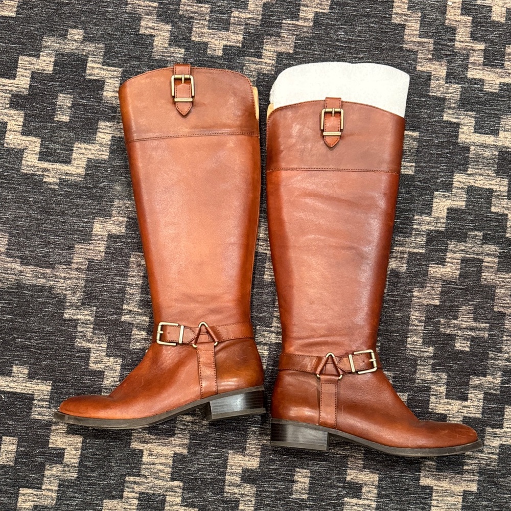 INC International Concepts Brown Heeled Boots